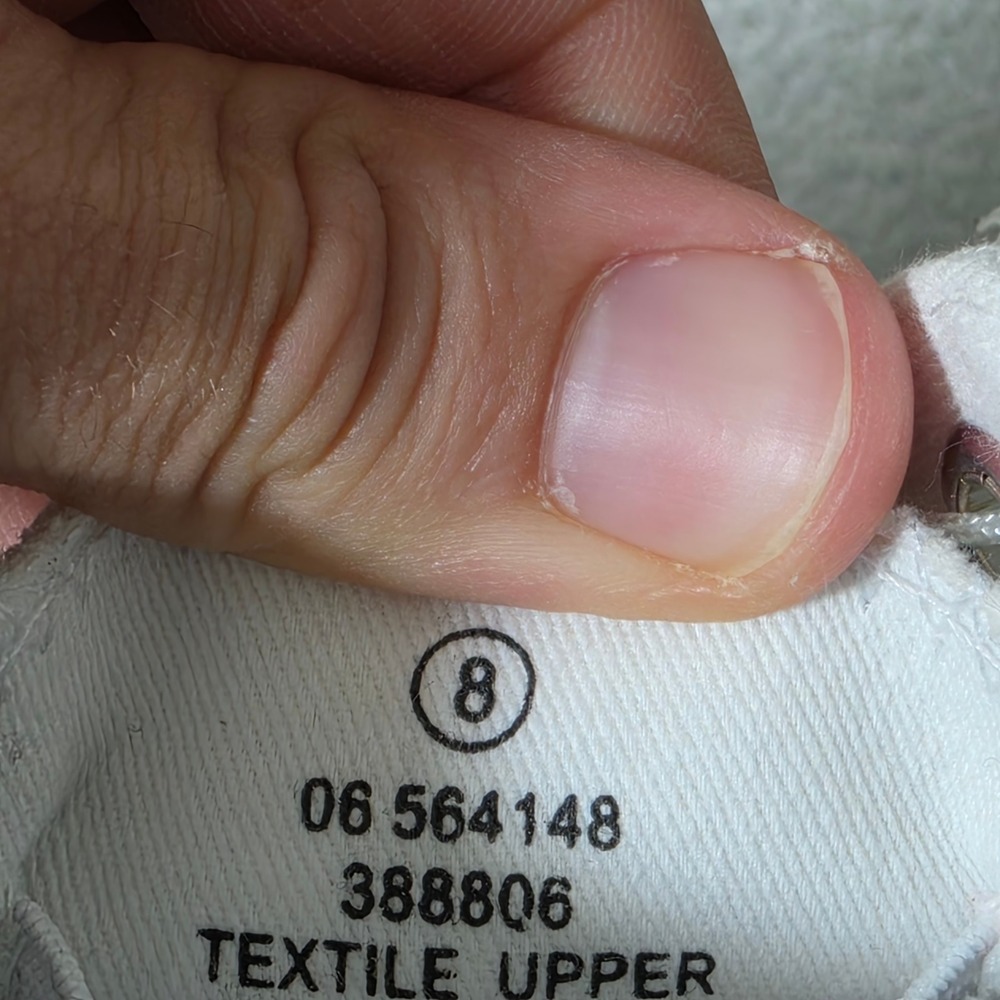 Tommy Bahama Sneakers Women Size 8 White Canvas Leather Laces Nautical Low Top - Picture 6 of 7